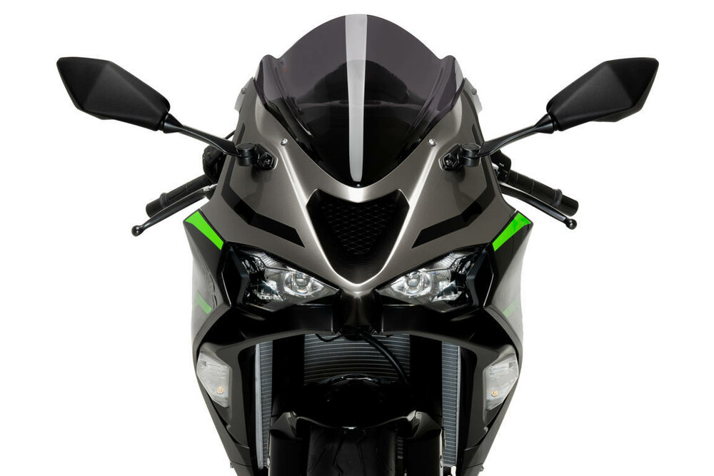 PUIG WINDSCREEN Z-RACING DARK SMOKE KAW