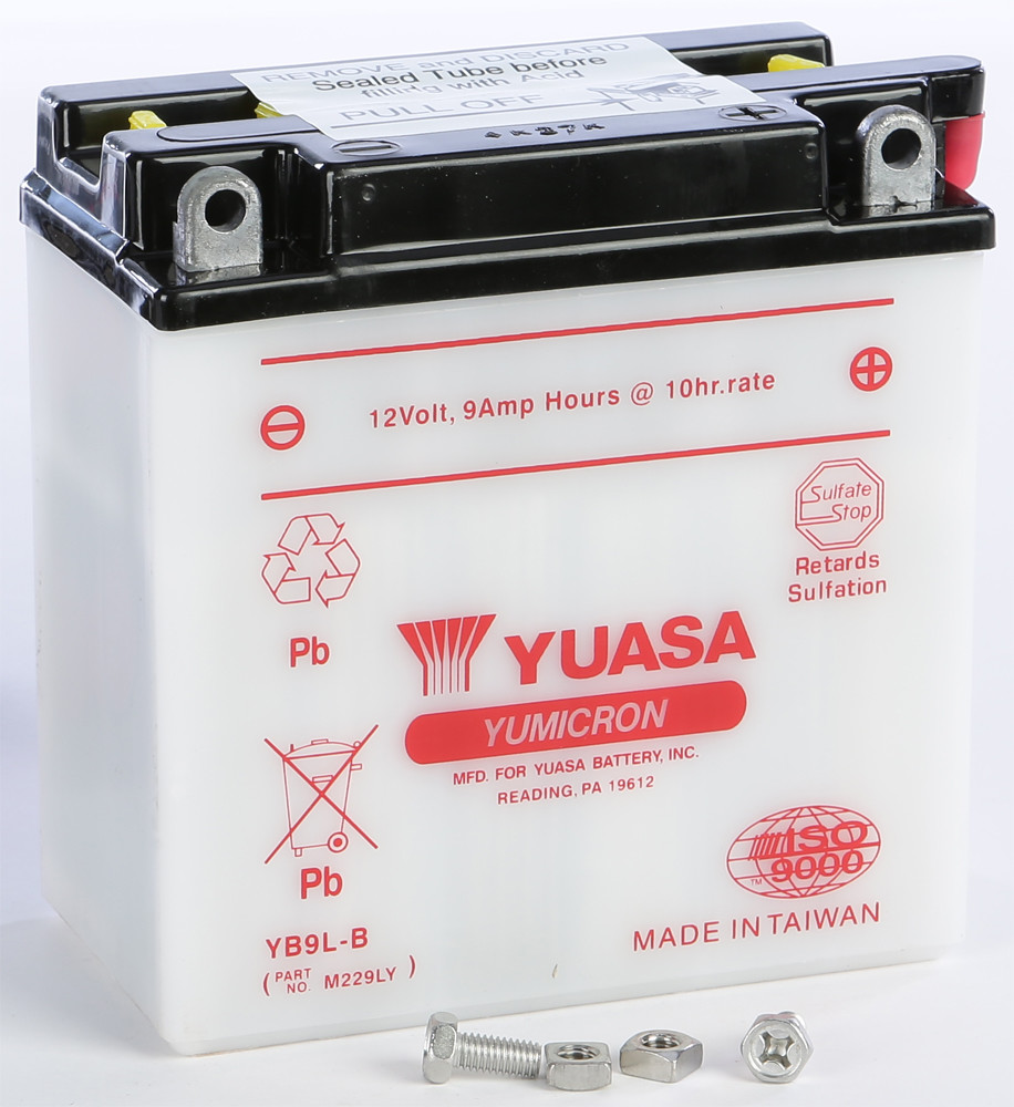 YUASA BATTERY YB9L-B CONVENTIONAL