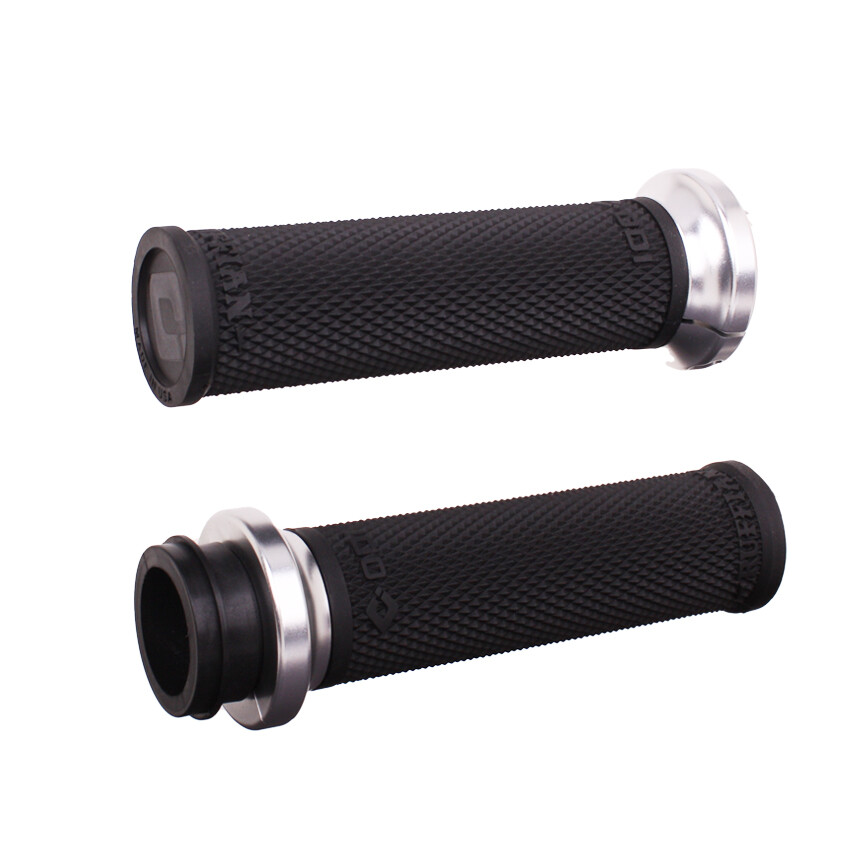 Odi Rufian Grips Indian Tbw 1" Black/Silver