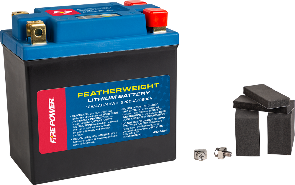 FIRE POWER FEATHERWEIGHT LITHIUM BATTERY 220 CCA 12V/48WH