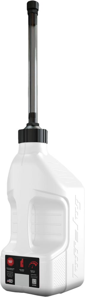 Tuff Jug Utility Container White W/ Autostop Spout 2.5 Gal