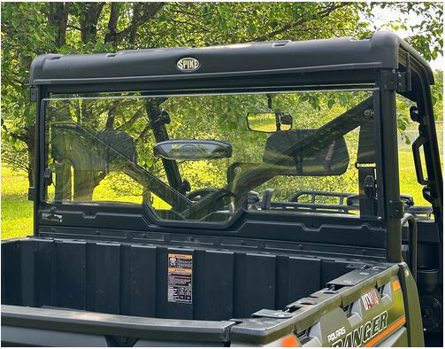 SPIKE REAR VENTED WINDOW-HC `13-23 RANGER 1000 / XP 1000
