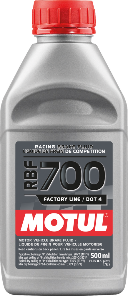 MOTUL RBF 700 FL DOT 4 BRAKE FLUID 500ML 12/CASE