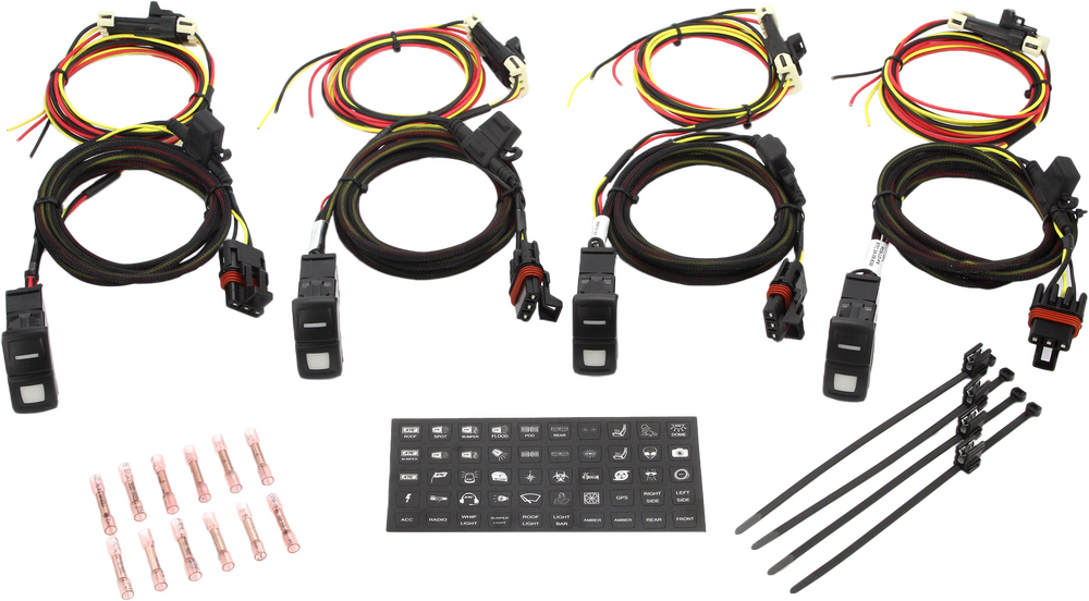 XTC POWER PRODUCTS LIGHT DUTY SWITCH SYSTEM IN CAB PULSE BAR 4-PACK