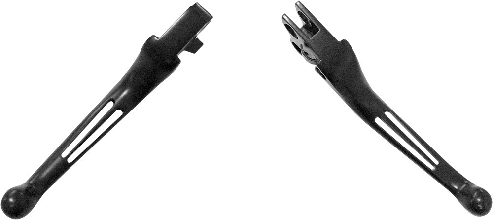 Harddrive 2-Slot Lever Set Black Big Twin 86-06 XL 96-03