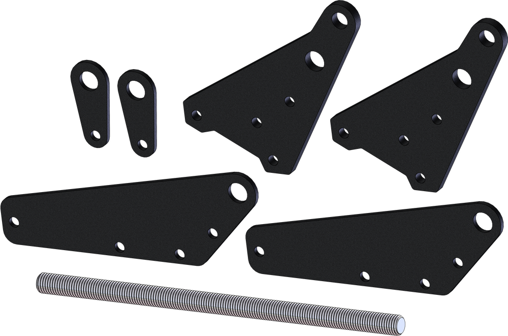 KFI UTV PRO 2.0 PUSH TUBE +4" KIT