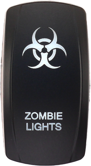 XTC Power Products Dash Switch Rocker Face - Zombie Lights
