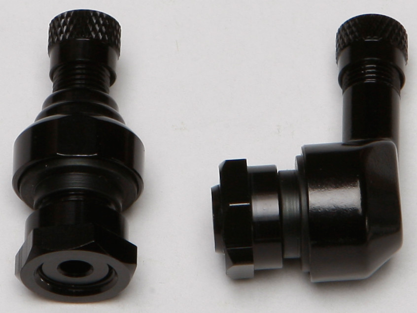 Comp. Werkes 90/Straight Air Valve. 11.3mm Black