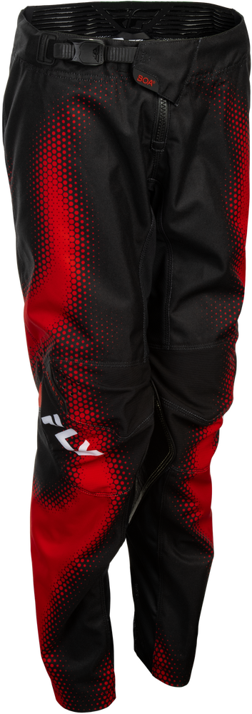 Fly Racing Youth Kinetic Torch Pants (2027) — Black/Red/White