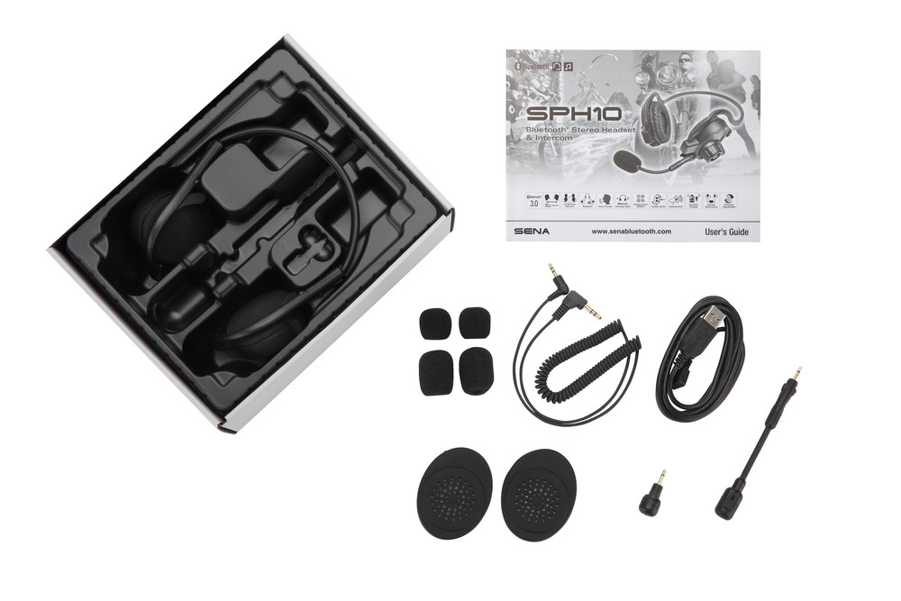 SENA SPH10 BLUETOOTH STEREO HEADSET & INTERCOM SINGLE PACK