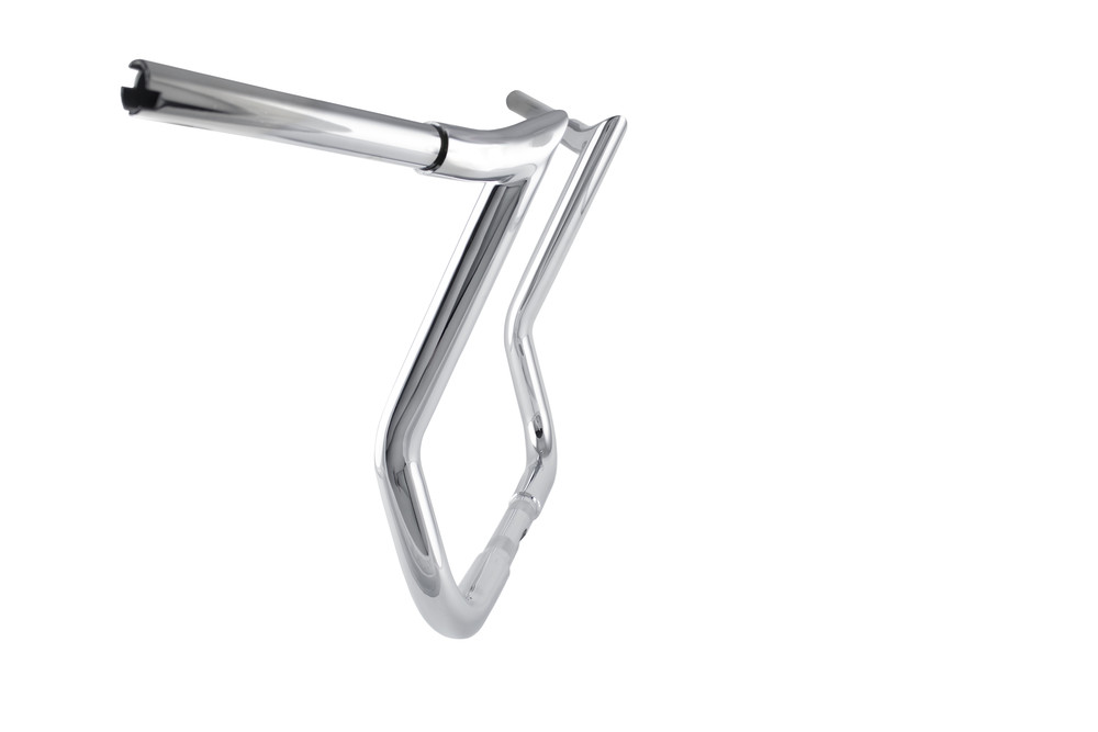 BAGGERNATION 8" MONKEY BAGGER BARS CHROME `86-23 FLH/FLT