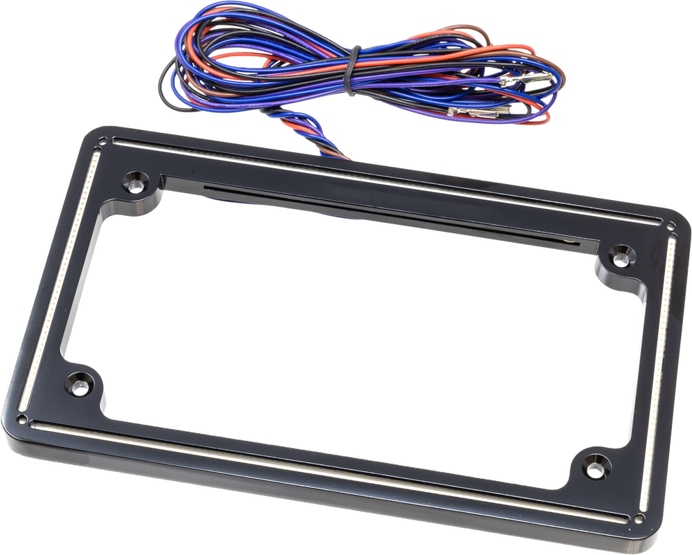LETRIC LIGHTING CO PERFECT PLATE LIGHT GLOSS BLK UNIVERSAL FIT