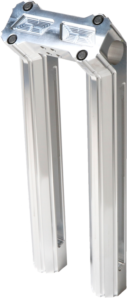 HOFMANN DESIGNS H/D BILLET RISERS 12" RAW KICKBACK