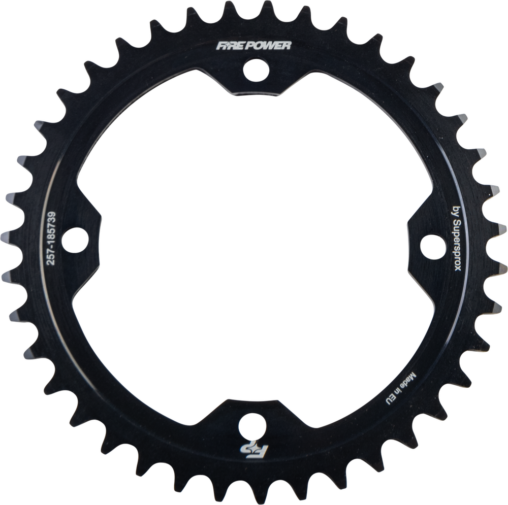 FIRE POWER REAR SPROCKET STEEL 39T BLK