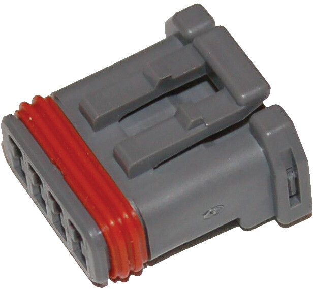 Namz Custom Cycle MX-1900 4-Pin Grey Socket Housing Hd# 69201179