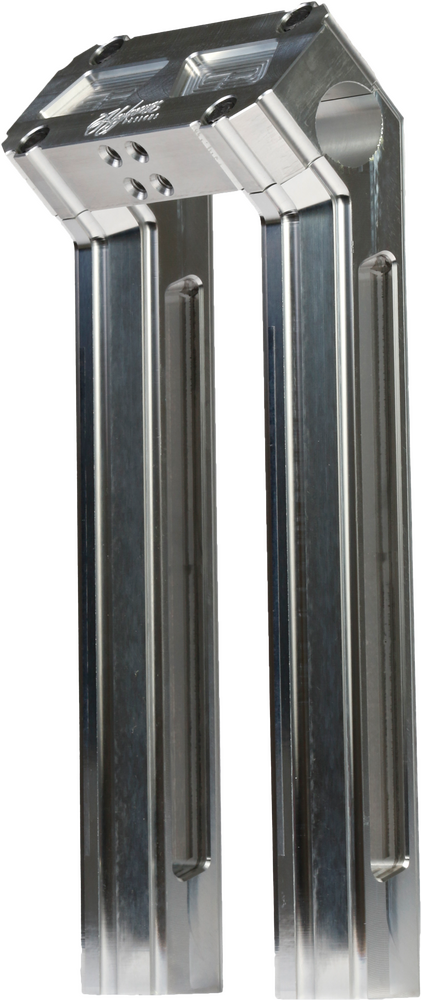 HOFMANN DESIGNS H/D BILLET RISERS 10" RAW KICKBACK