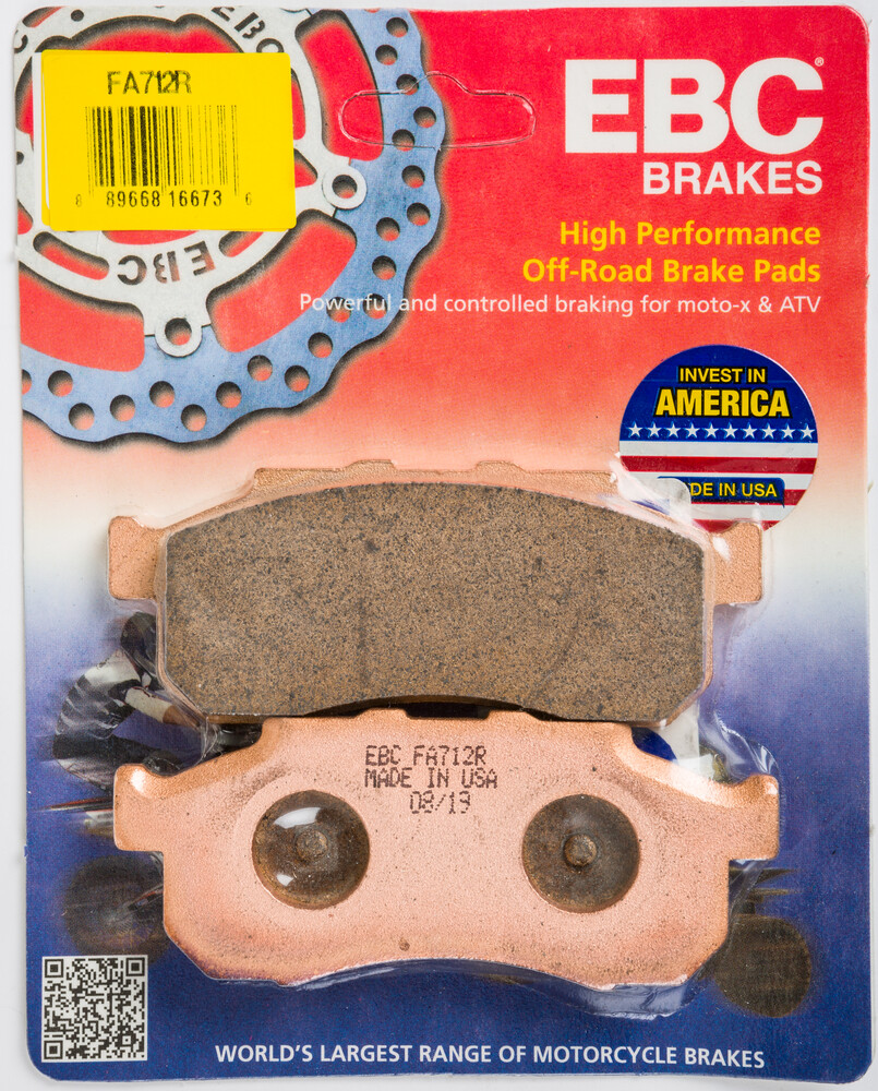 EBC BRAKE PADS FA712R SINTERED R SERIES