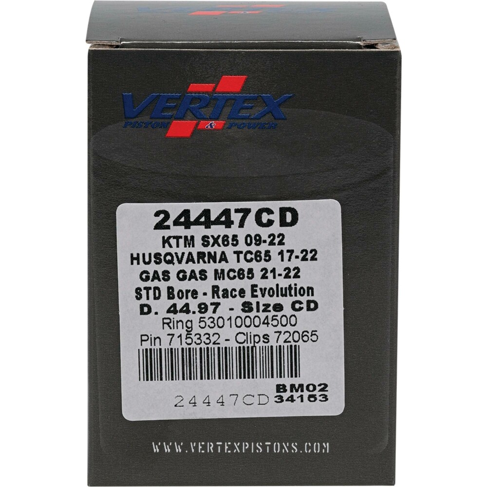 VERTEX PISTON KIT CAST RACE EVOLUTION 44.97/STD KTM / HUSQ / GAS