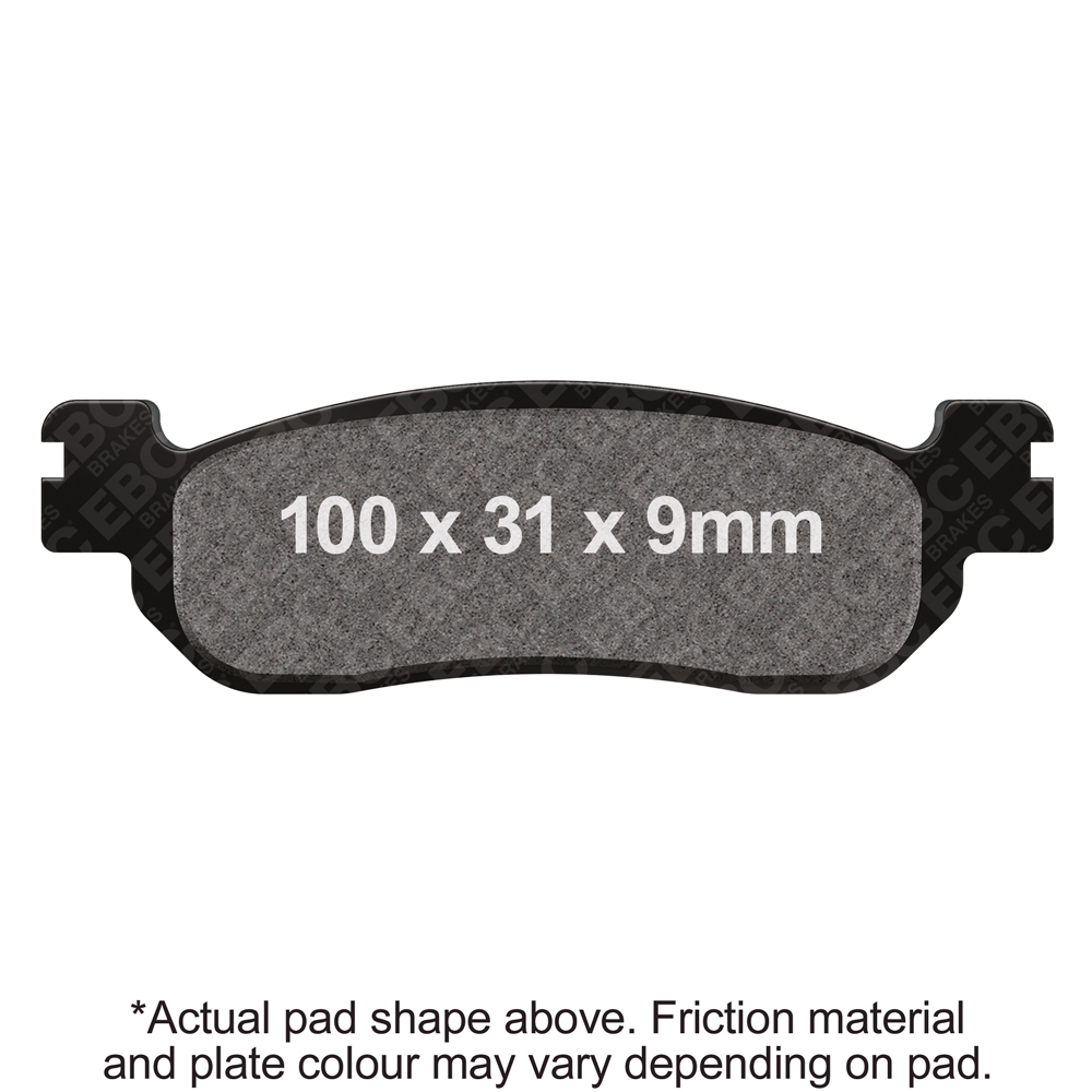 BRAKE PADS SFA275 ORGANIC