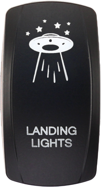 XTC POWER PRODUCTS DASH SWITCH ROCKER FACE LANDING LIGHTS