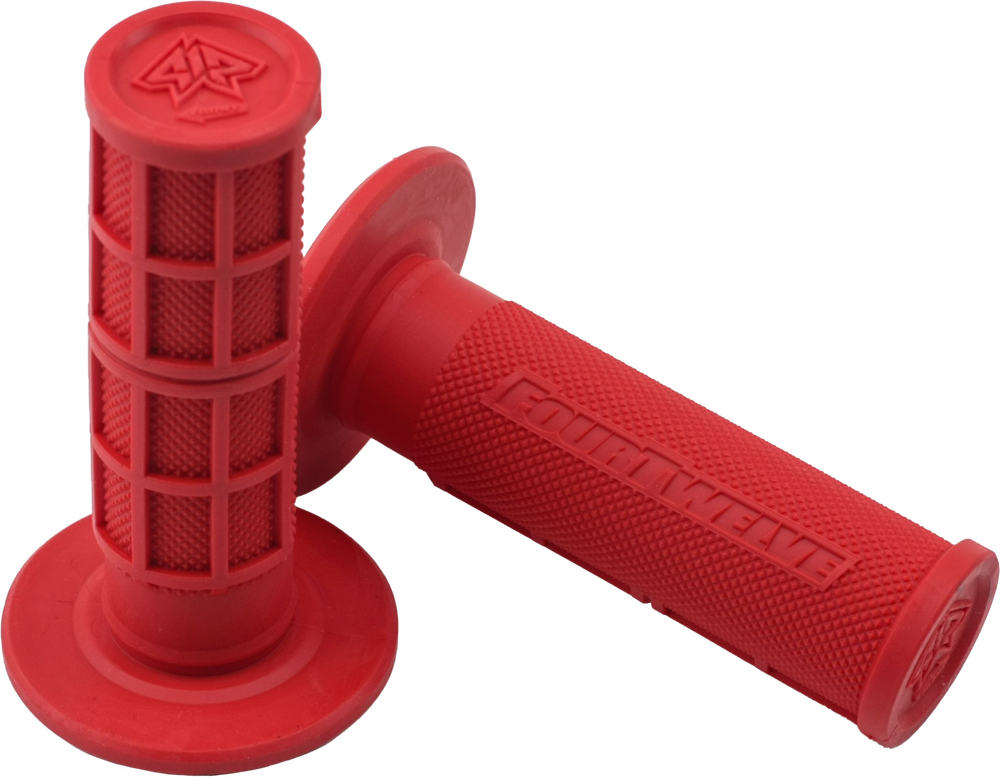 FOUR TWELVE PEE WEE / PIT BIKE MINI GRIPS 7/8" (RED)
