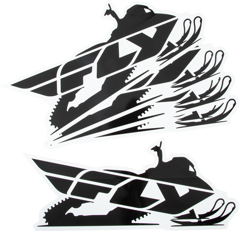 SNOW STICKER - 5/PK 15"