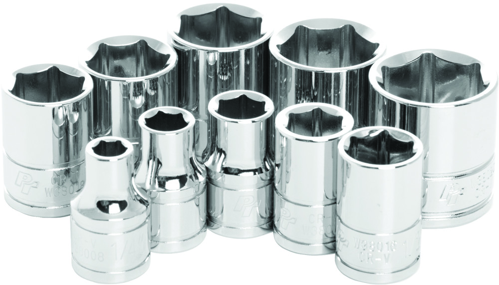 10 PC 3/8" SAE SOCKET SET SHALLOW