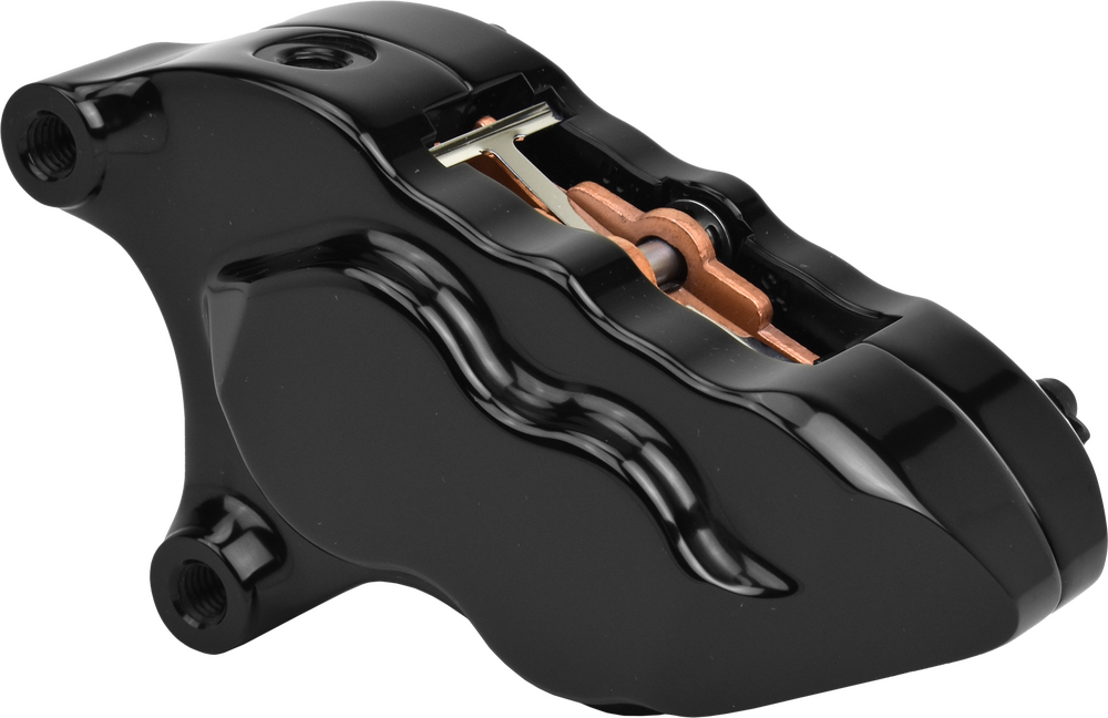 HAWG HALTERS INC 4 PISTON FRONT CALIPER L/H BLACK W/ 11.8" ROTOR