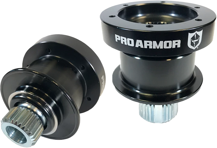 PRO ARMOR QUICK RELEASE STEERING WHEEL HUB BLACK