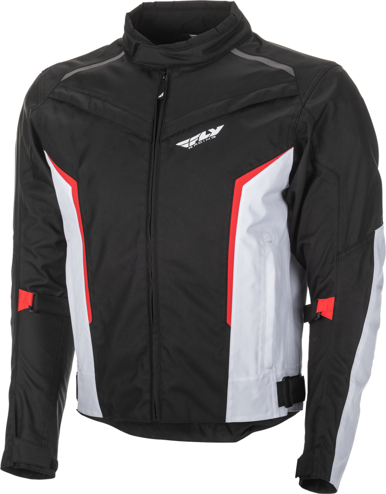 Fly Racing Launch Jacket (Black/White/Red, XX-Large)