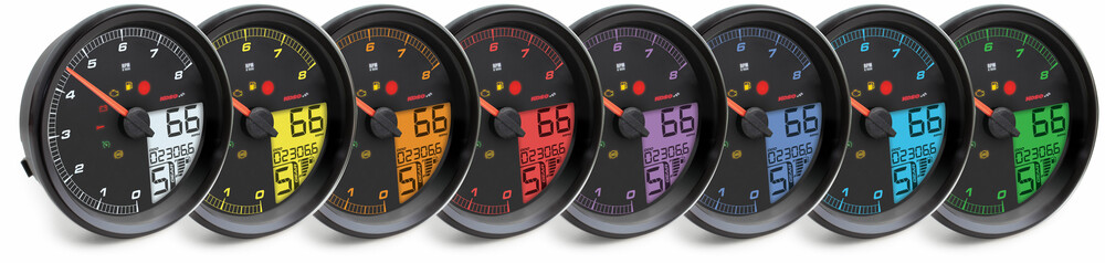 KOSO HD-05 4.5" GAUGE BLACK BEZEL `12-17 FXD 11-12FXST 14-22FLHR