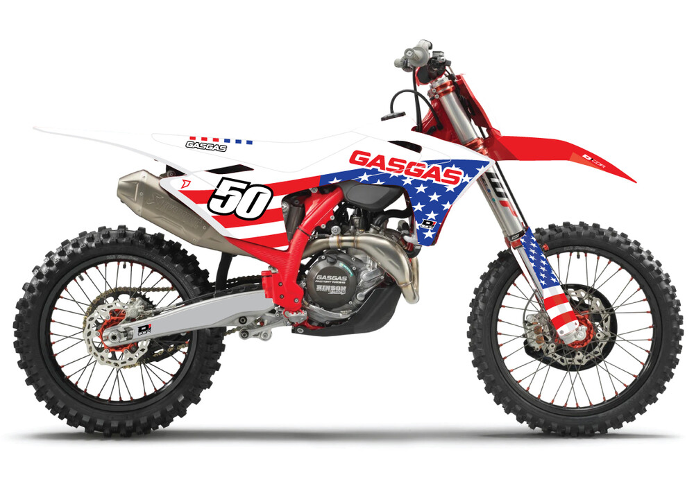 D-Cor Comp Kit Usa 25 Gasgas Mc 125-450 Wht Bg