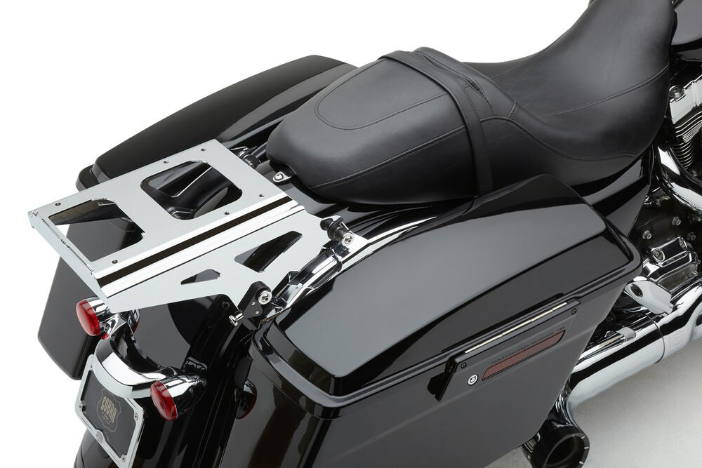 COBRA DETACH 2-UP TOUR PACK MOUNT CHROME FLH/FLT 09-13