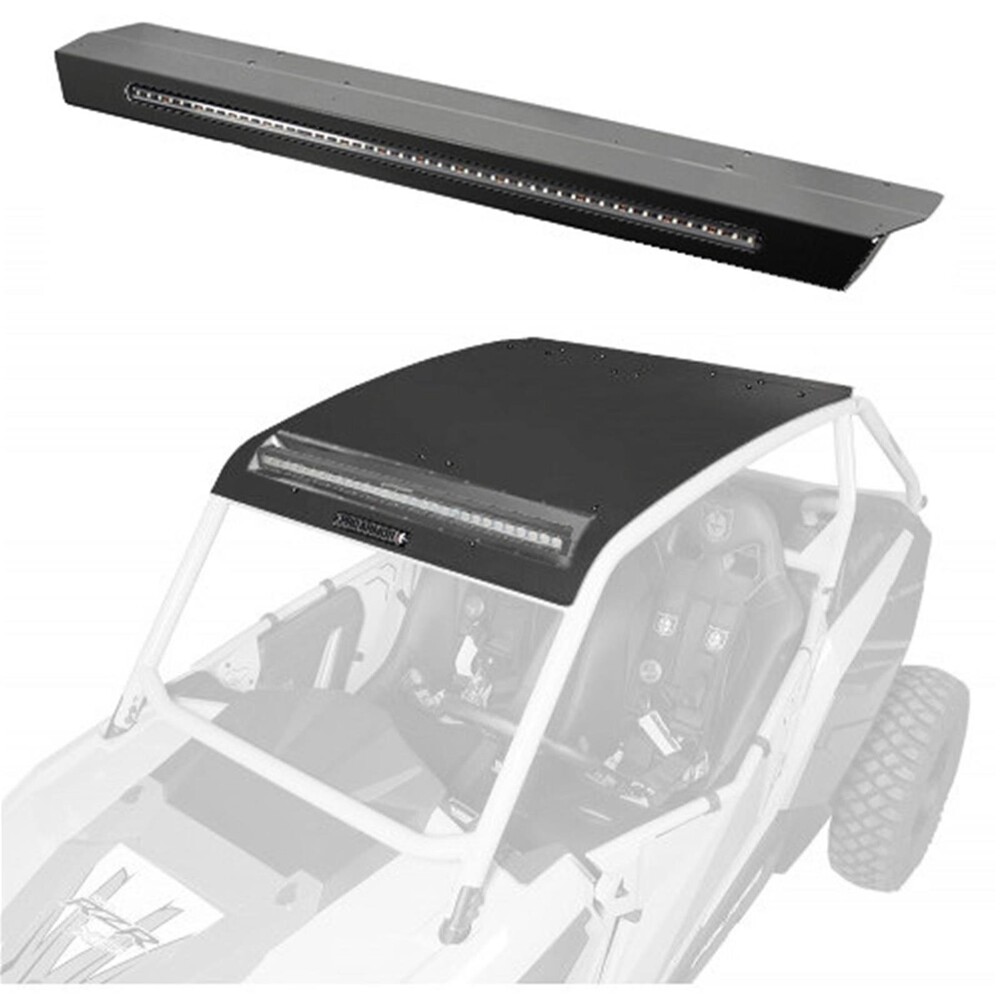 ASYLUM ROOF W/REAR LIGHT & LIGHT BAR POCKET SOLAR BLACK