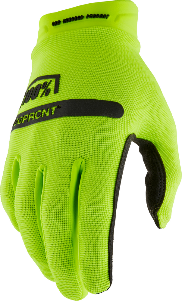 100-Percent Ridecamp Gloves — Fluo Yellow