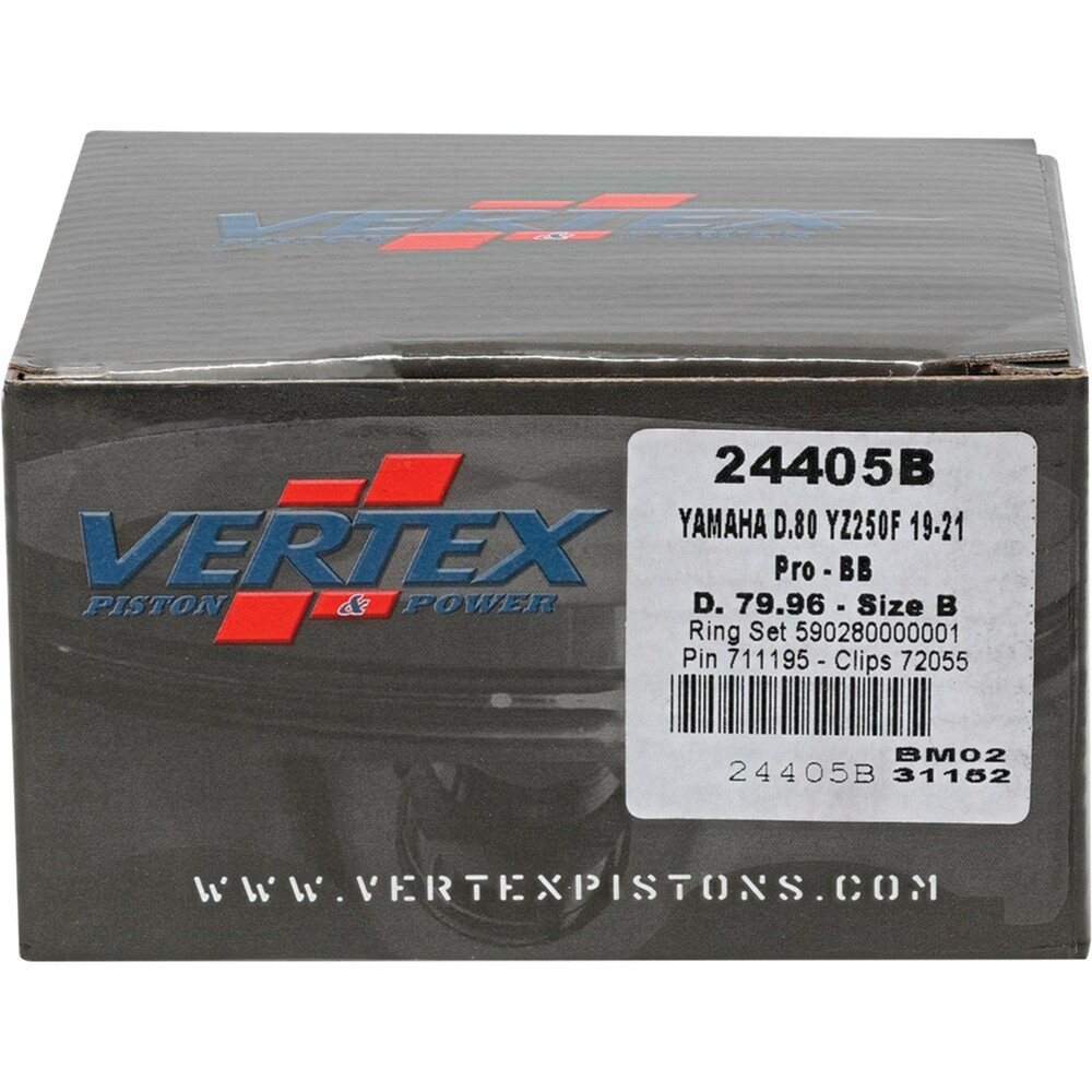 VERTEX PISTON KIT BB FORGED 79.96/+3.00 13.8:1 YAM
