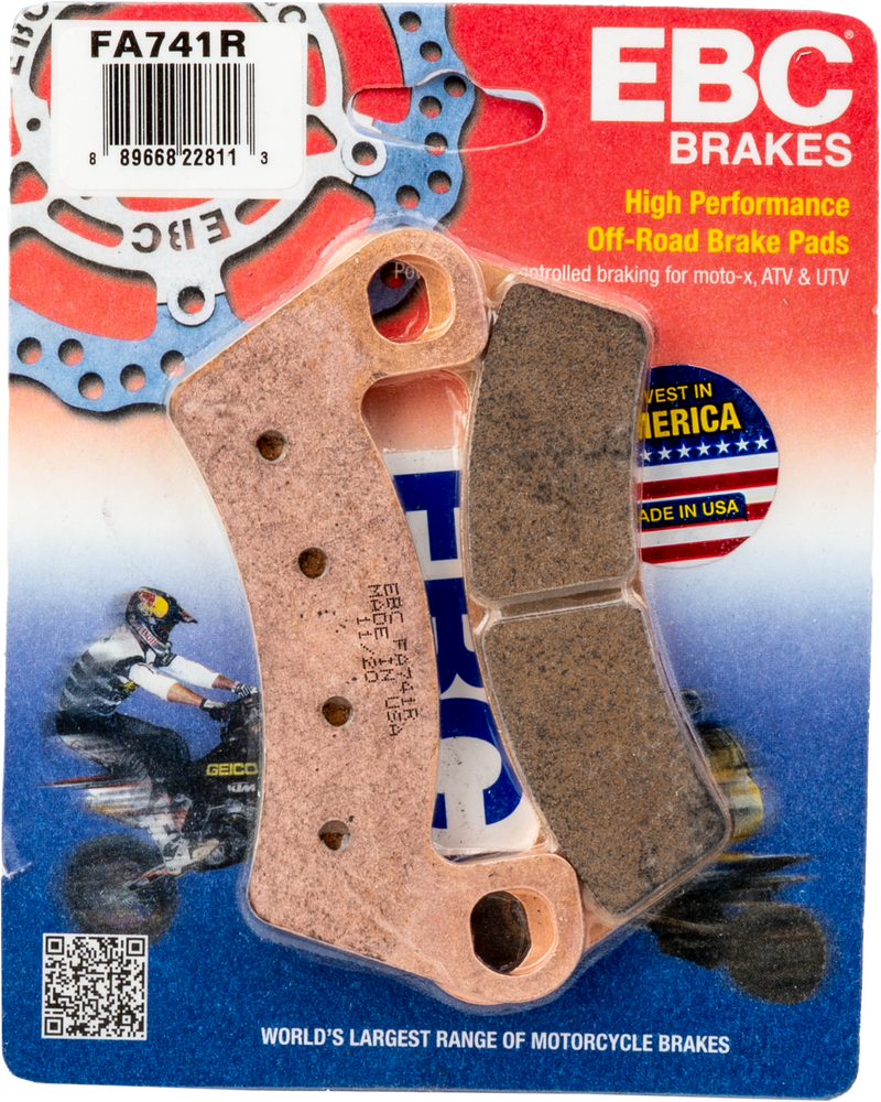 EBC BRAKE PADS FA741R SINTERED R SERIES