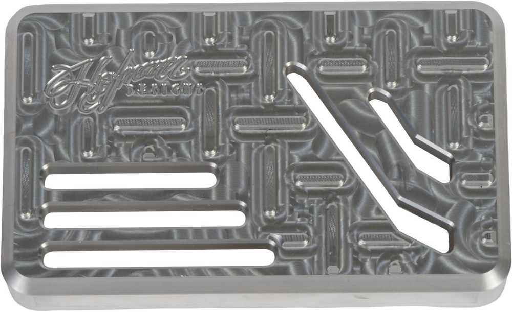 HOFMANN DESIGNS H/D BILLET BRAKE PEDAL PAD RAW FLT