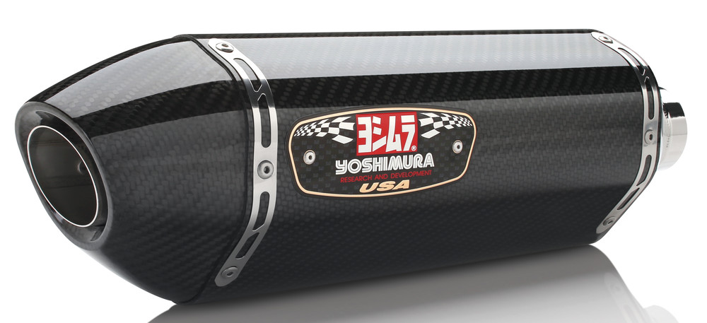 YOSHIMURA EXHAUST RACE R-77 SLIP-ON SS-CF-CF DUAL