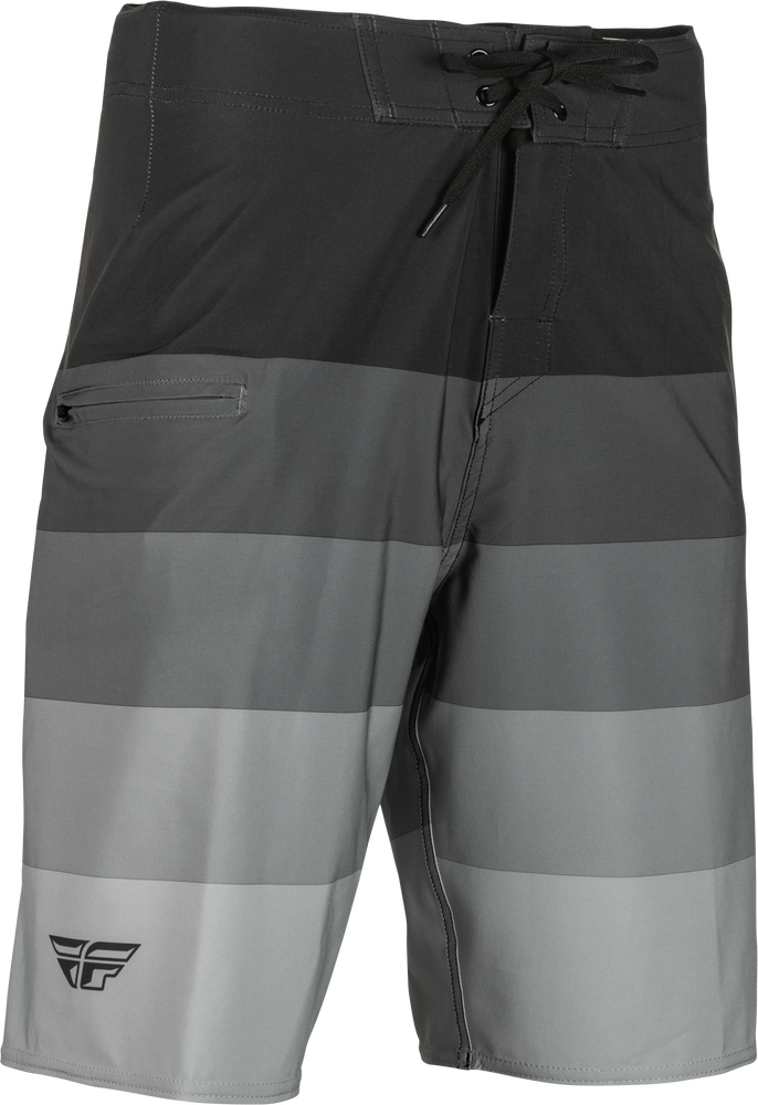 FLY BOARDSHORTS BLACK/GREY SZ 30