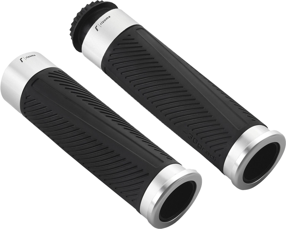 Rizoma Grips 30 Gradi 22mm Silver