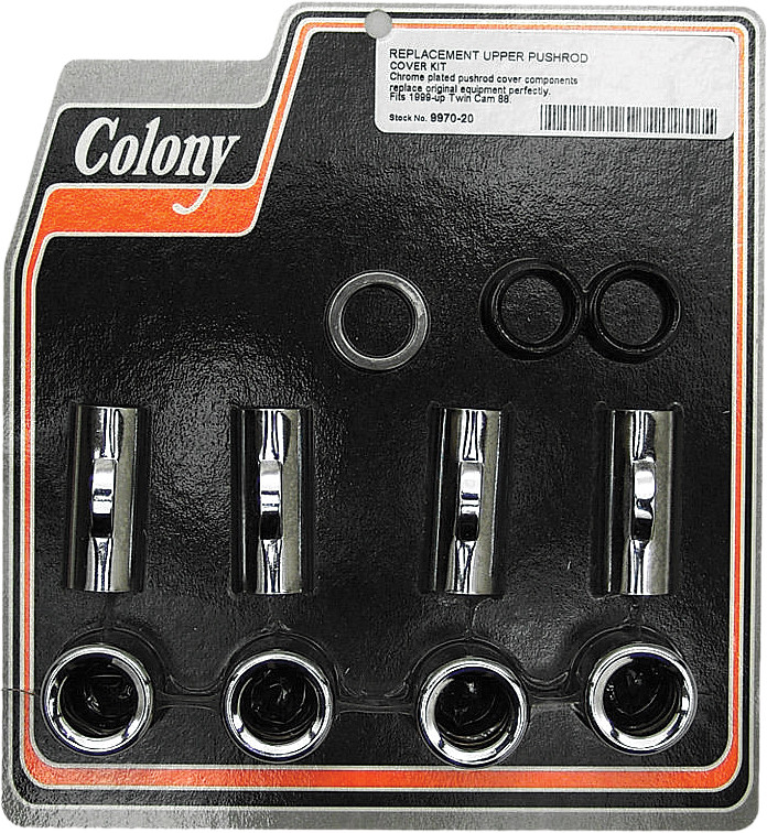 Colony Machine Upper Pushrod Cover Kit Outer 99-17 Tc