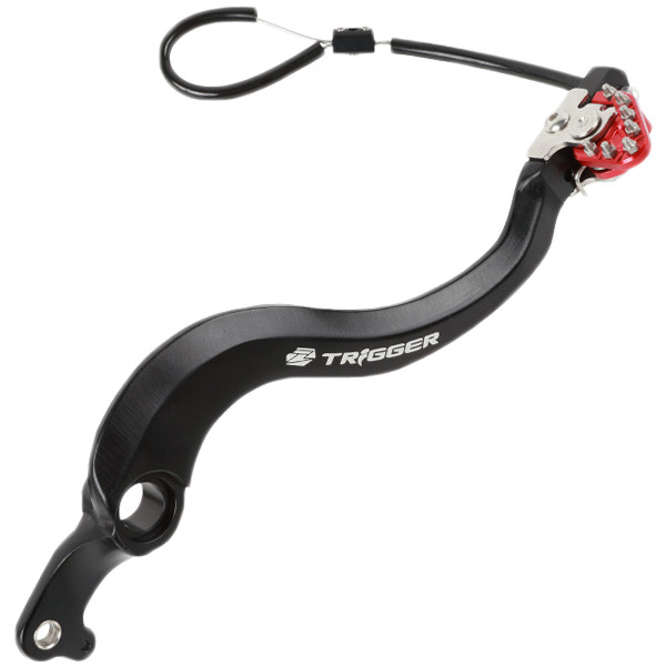 ZETA TRIGGER BRAKE PEDAL RED HON