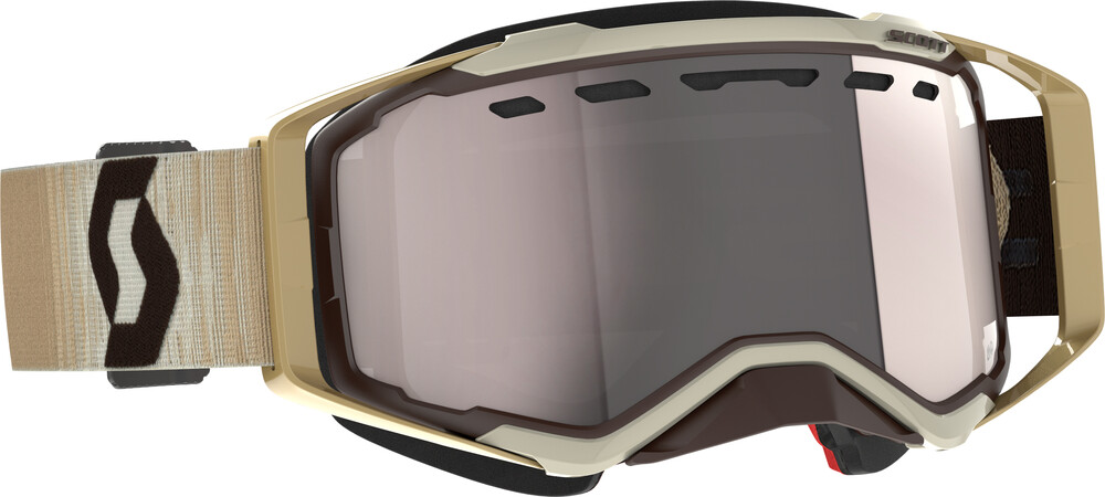 SCOTT PROSPECT SNWCRSS GOGGLE BEIGE/BRN ENHNCR SLVR CHROME