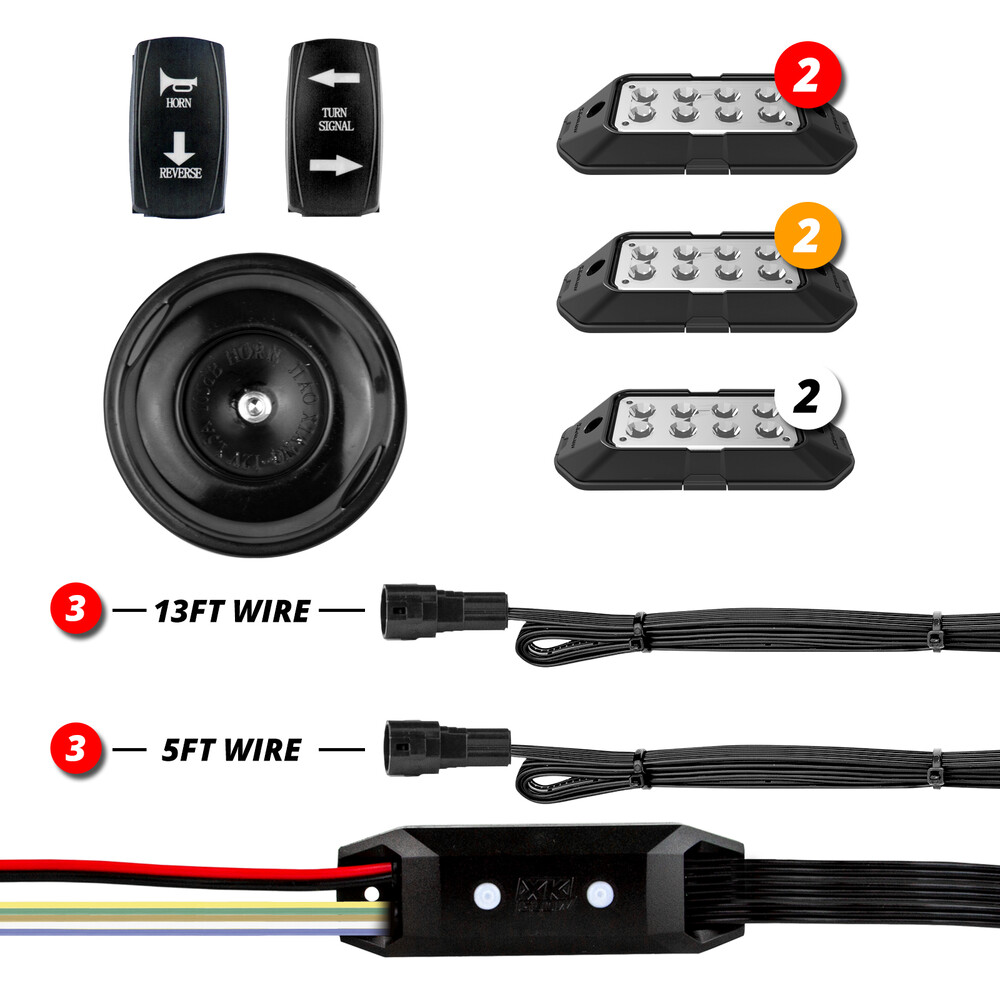 XK GLOW STANDARD PLUG-AND-PLAY TURN SIGNAL KIT