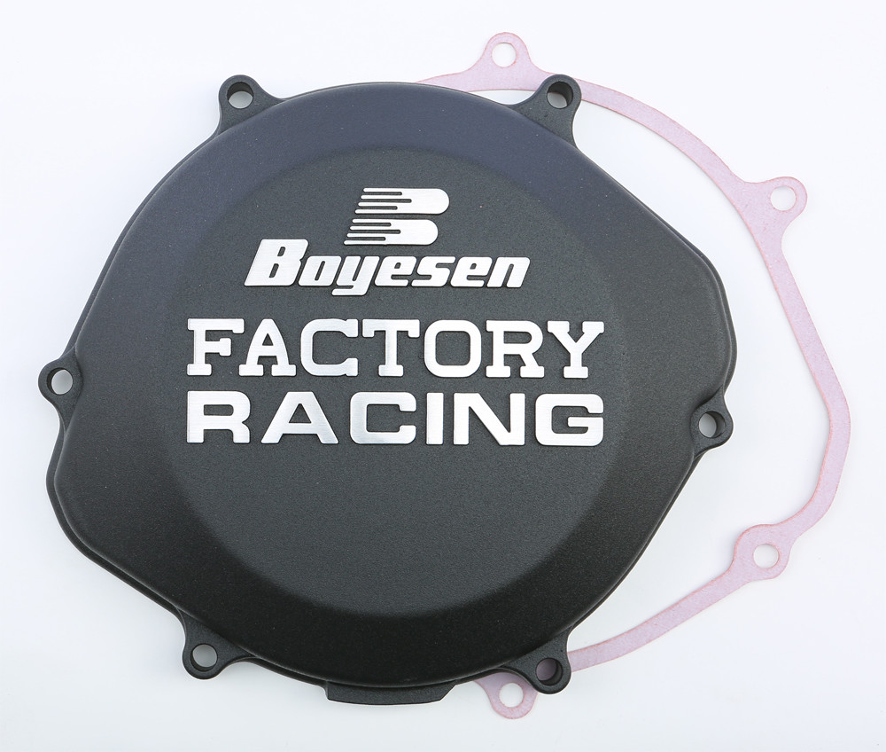BOYESEN FACTORY RACING CLUTCH COVER BLACK
