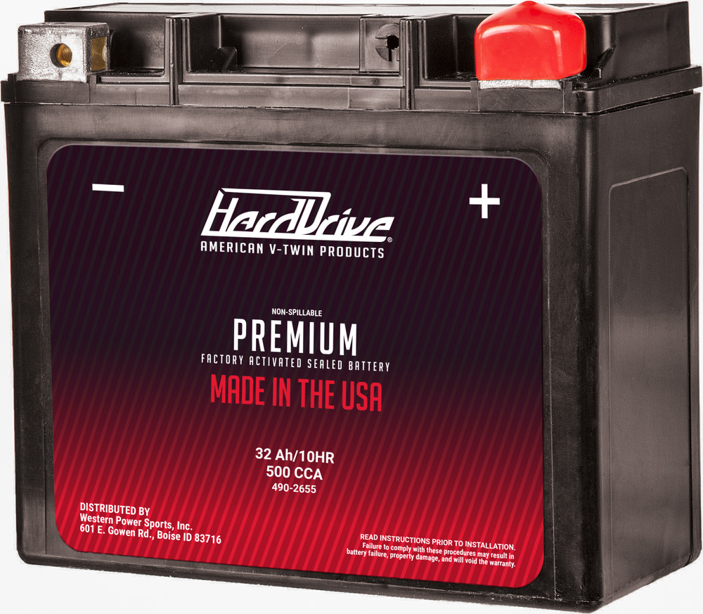 Harddrive YIX30L Premium Motorcycle Battery 97-18 Harley Touring FLHX FLTR FLHR