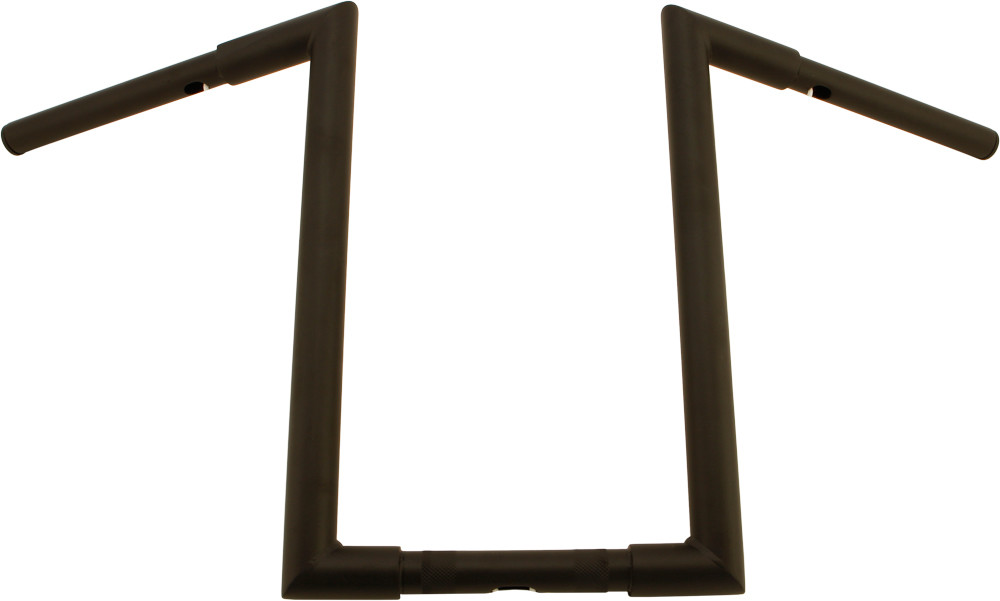 HARDDRIVE H-BAR Z-BAR 1 1/4" CABLE 16" RISE SATIN BLK