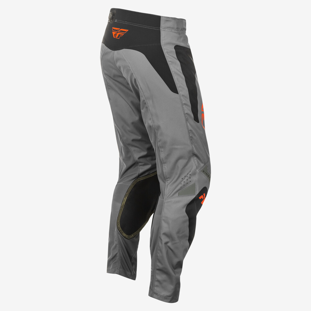 FLY RACING KINETIC SYM PANTS CA/NY GREY/ORANGE/BLACK SZ 38