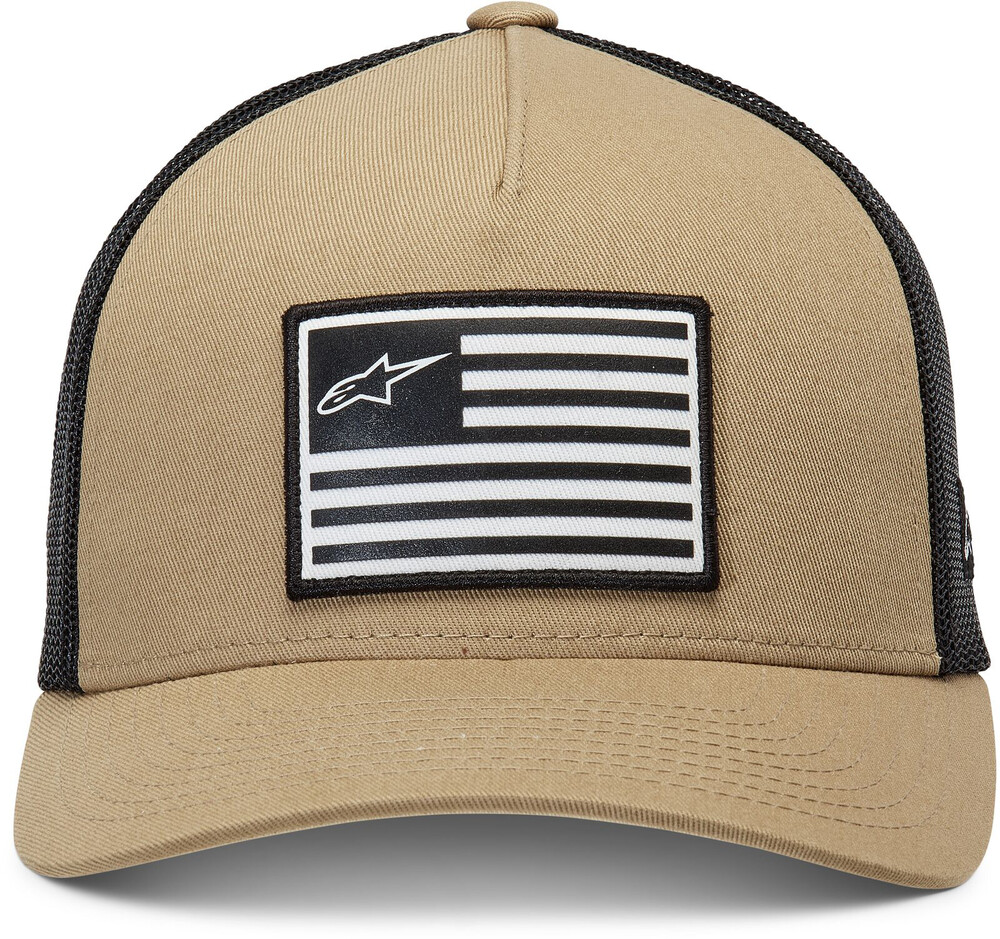 ALPINESTARS FLAG SNAPBACK HAT SAND/BLACK
